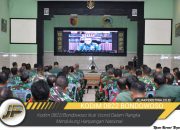 Kodim 0822/Bondowoso Ikuti Vcond Dalam Rangka Mendukung Hanpangan Nasional