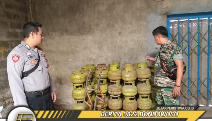 Babinsa Botolinggo Bersama Muspika Gelar Kegiatan Monitoring Pengecekan LPG 3 Kg, Ini Hasilnya!