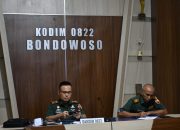 Kedaulatan Pangan, Dandim 0822 Bondowoso Ikuti Zoom Arahan KASAD