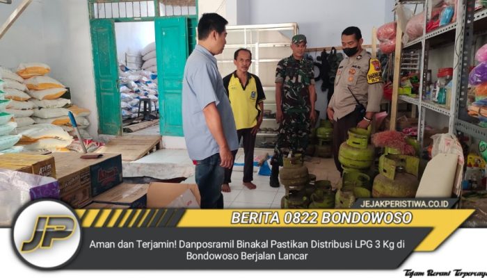 Aman dan Terjamin! Danposramil Binakal Pastikan Distribusi LPG 3 Kg di Bondowoso Berjalan Lancar