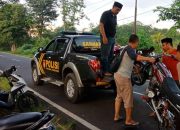 Respon Cepat Aduan Warga Polisi Amankan 13 Motor di Jember Diduga Balap Liar