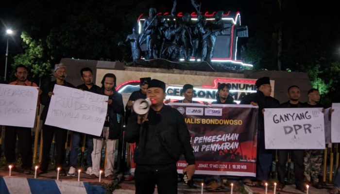 Puluhan Jurnalis Menolak Keras Rencana Pengesahan RUU Penyiaran Yang Dianggap Mengancam Kebebasan Pers