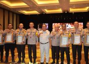 Polres Bondowoso mendapatkan penghargaan the best tema dalam pos Yan ops ketupat Semeru 2024