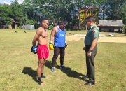 Hadapi Tanding Ke Thailand, Kasdim 0822 Bondowoso Berikan Semangat Kepada Praka Yulianus Imbir