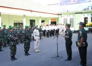Dandim Bondowoso Pimpin Upacara Bendera Dan Pelepasan Anggota Yang Purna Tugas