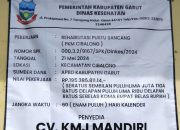 Pekerjaan Rehab Pustu di Desa Sancang Dinilai Asal-Asalan, Kades Sancang Kecewa