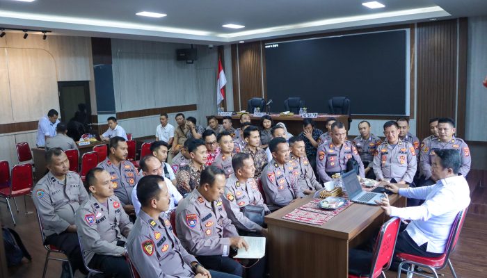 Itwasum Polri Mengaudit Kinerja Polres Pringsewu