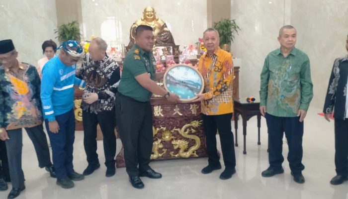 Danramil 0822/01 Hadiri Peresmian Purna Pugar Dan HUT Ke-62 Vihara Ariya Maitreya