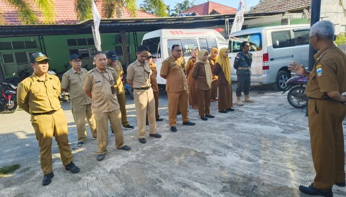 Apel Pagi Pemerintahan Desa Maroko Dipimpin Kasi PMD Kec. Cibalong