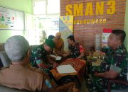 Masa Pengenalan Lingkungan Sekolah (MPLS) Koramil 01 Bondowoso Beri Materi Wasbang Pada Siswa-Siswi Baru