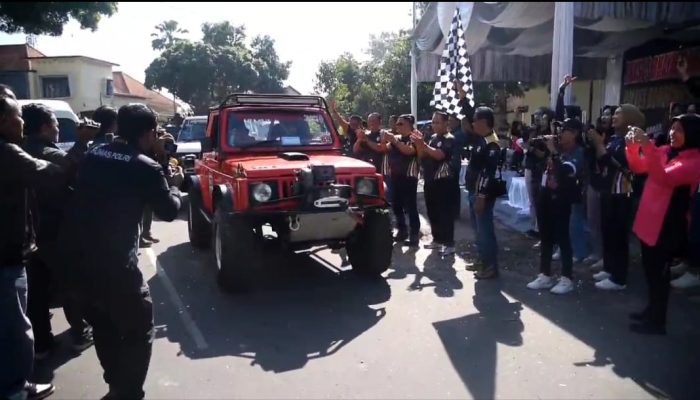 Baksos Bhayangkara Adventure Off Road Polres Bondowoso di ikuti Ratusan Off Roader se Jawa – Bali