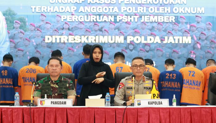 Polda Jatim Tetapkan 13 Oknum Pendekar PSHT Jember Sebagai Tersangka Pengeroyokan Polisi saat Patroli