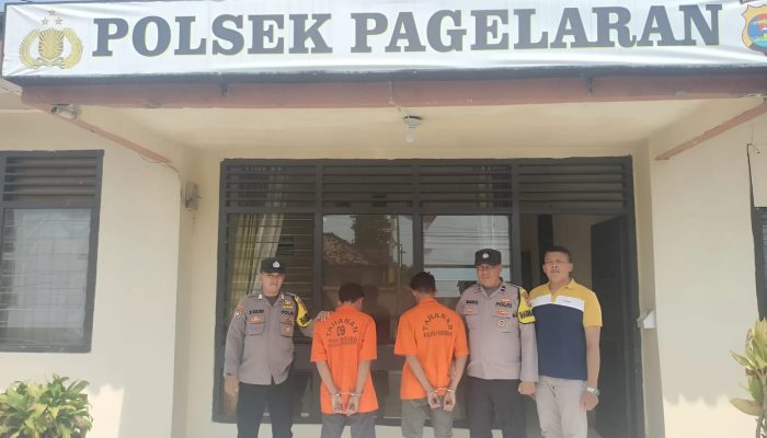 Polsek Pagelaran Tangkap Dua Pelaku Penipuan dan Penggelapan Mesin Bajak Sawah