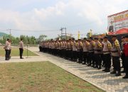 Polres Pringsewu Siagakan Ratusan Personel Untuk Amankan Acara Pringsewu Bersholawat Bersama Gus Miftah