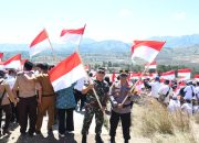 Kasdim 0822 Bondowoso Hadiri Pengibaran Bendera Merah Putih Serentak Rayakan HUT RI ke-79 di Bondowoso