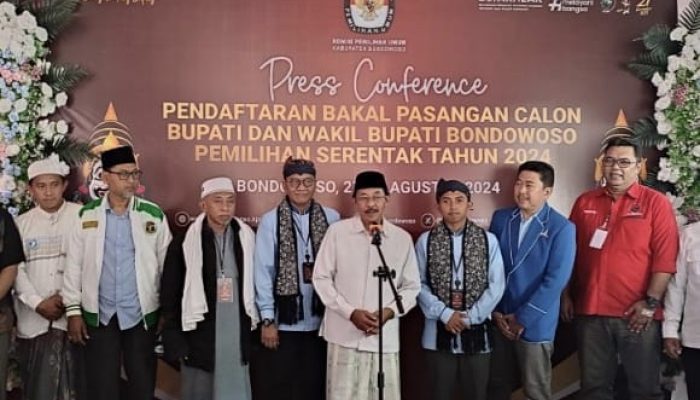 Pasangan Bakal Calon Bambang Soekwanto-Gus Bakir Resmi Daftarkan Diri ke Pilkada 2024