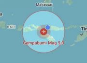 Gempa Bumi Bermagnitudo 5,3 Menguncang Sumba Barat, Hingga Terasa di Labuan Bajo