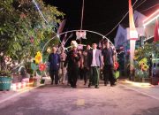 Nurkholis Kunjungi Lokasi Peserta Lomba Lampu Hias Lingkungan