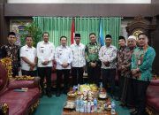 Pj. Bupati Pringsewu Dr. Marindo Kurniawan, ST., MM Terima Kunjungan Silaturahmi Dewan Pengurus Masjid Kabupaten Pringsewu.