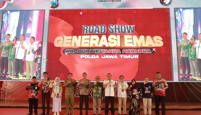 Polda Jatim Gelar Road Show Gerakan Anti Narkoba di Jember