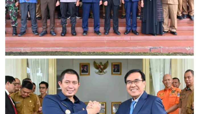 Sertijab Walikota Pagaralam Ludi Oliansyah dan Wakil Walikota Hj. Bertha dari Pj Walikota Nelson Firdaus