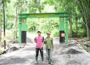 Gapura Bikin Melongo! Desa Gunosari Kini Punya Gerbang Spektakuler Berkat TMMD ke-123