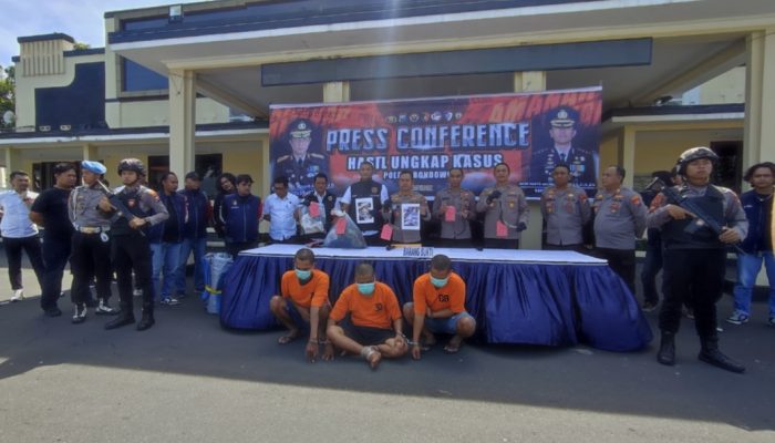 Polres Bondowoso Berhasil Ungkap Kasus Pencurian dengan Kekerasan