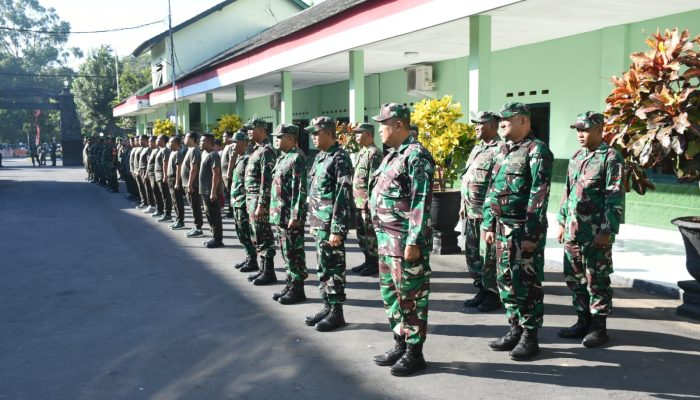 Pasi Ter Kodim 0822 Bondowoso Pimpin Apel Pagi Tekankan Kedisiplinan dan Hindari Pelanggaran