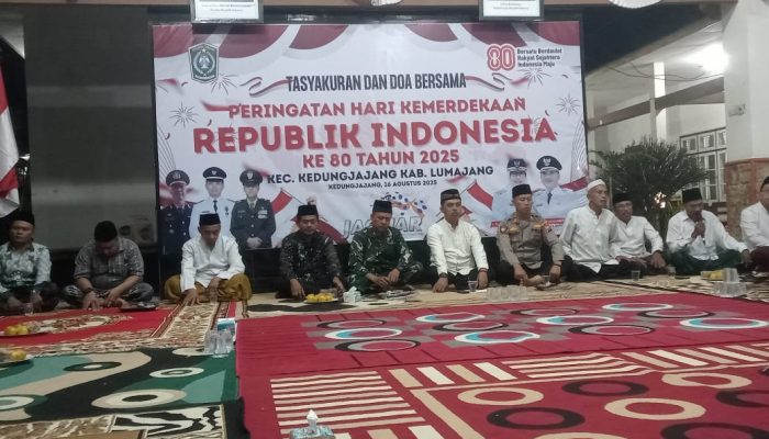 Singowiguno, Nama Resmi Pendopo Kecamatan Kedungjajang Bertepatan dengan Peringatan HUT RI ke-80