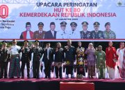 Paskibraka Bondowoso Kibarkan Merah Putih dengan Gagah, Dandim dan Forkopimda Apresiasi