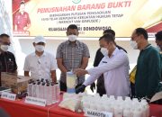 Pemusnahan Barang Bukti Kejahatan Senilai Puluhan Ribu Butir Pil Koplo, TNI-Polri dan Kejaksaan Bersinergi Tegakkan Hukum di Bondowoso