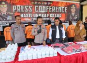 Polres Bondowoso selama Operasi Tumpas Narkoba Semeru 2025, Amankan 10,93 Gram Sabu dan 101 Ribu Butir Obat Keras Berbahaya