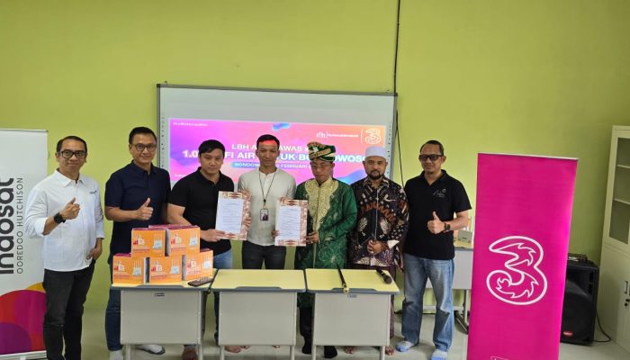 Program Sosial Tanpa Pamrih, LBH Abu Nawas Gandeng Indosat 3 Tebar 1000 Wifi Gratis