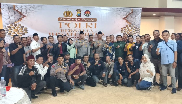Ramadan Penuh Kebersamaan, AKBP Aryo Dwi Wibowo Perkuat Sinergi Polres dan Insan Pers Bondowoso