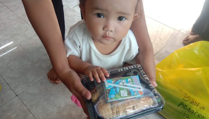 Ramadhan Penuh Berkah, SPPG Al-Amin Salurkan MBG untuk Balita di Posyandu Anggrek Desa Kerang