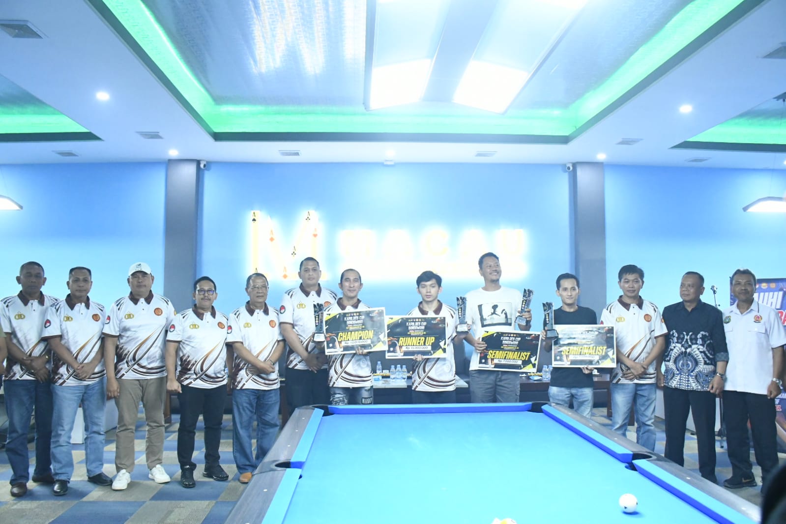 Dandim Bondowoso Apresiasi Turnamen Biliar Kapolres Cup, Wadah Lahirkan Atlet Berprestasi