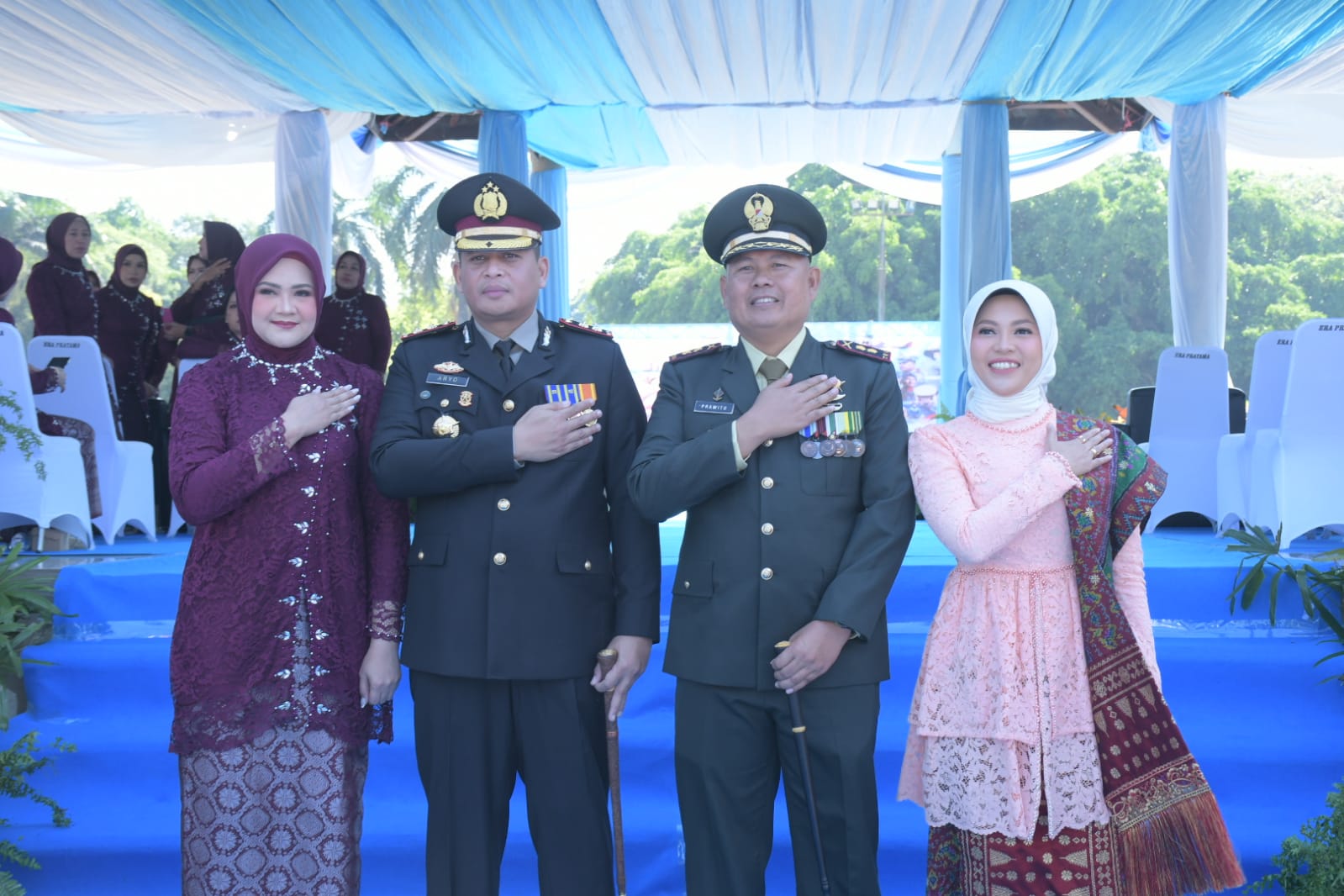 Dandim 0822 dan Kapolres Bondowoso Perkuat Sinergitas TNI-Polri pada Upacara HUT Bhayangkara ke-80