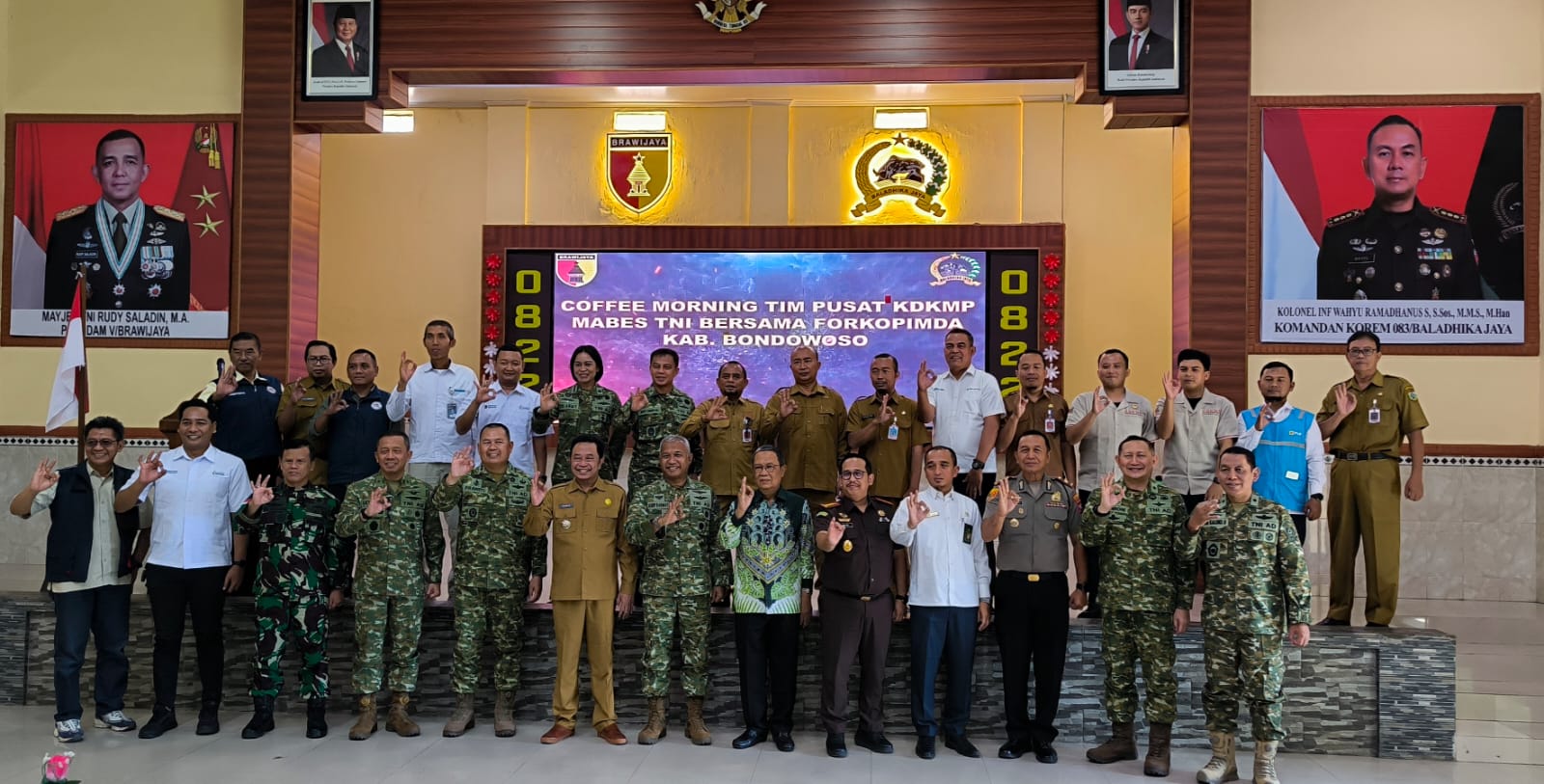 KDKMP Bondowoso Dikebut, Tim Pusat Mabes TNI dan Forkopimda Perkuat Koordinasi